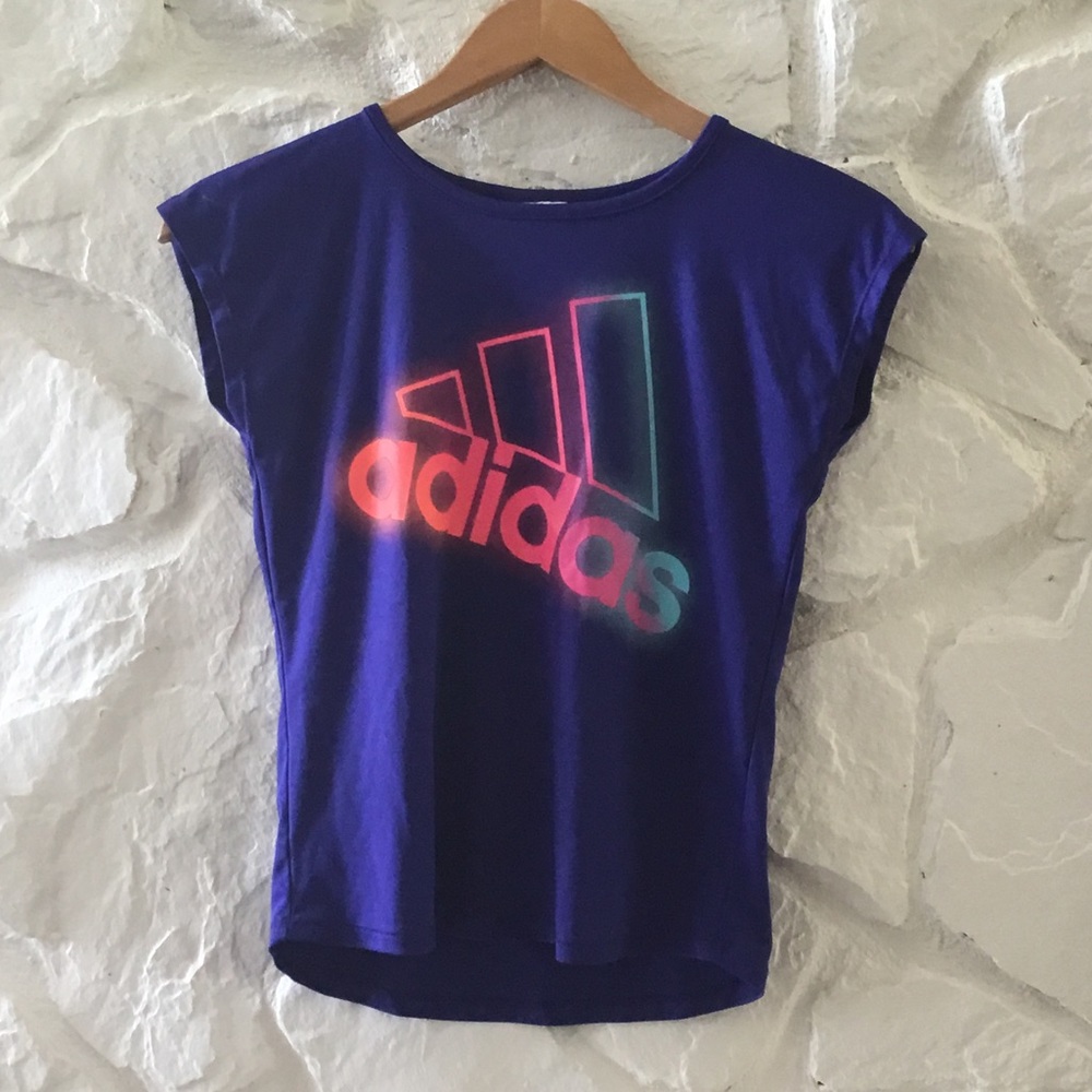 Adidas Athletic T Shirt Sz M 10/12